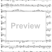 Violin Duet No. 8 in E-flat Major from "Twelve Easy Duets", Op. 10 - Violin 1