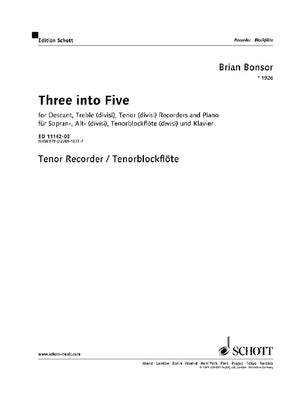 Three into Five - Tenor Recorder