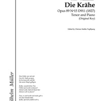 Die Krähe Op.89 No.15 D911