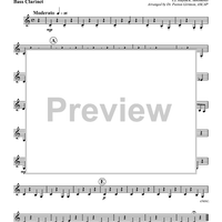 Andante Cantabile from "String Quartet No. 5, Op. 3" - Bass Clarinet