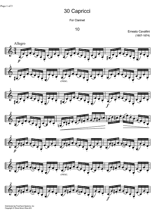 Capriccio No.10 a minor