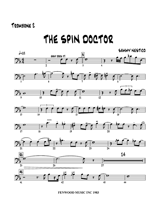 The Spin Doctor - Trombone 2