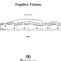 Fugitive Visions, Op. 22, No. 18