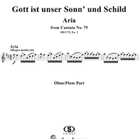 "Gott ist unser Sonn' und Schild!", Aria, No. 2 from Cantata No. 79: "Gott, der Herr, ist Sonn' und Schild" - Oboe