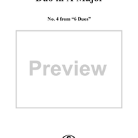 Duo No. 4 in A Major - Cello