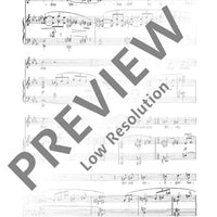Sechs Lieder nach Gedichten von Clemens Brentano in E flat major - Piano Reduction