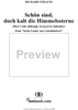 Six Lieder aus Lotosblattern, Op.19, No. 3: Schön sind, doch kalt die Himmelssterne (How cold, although arrayed in splendor)
