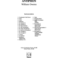 Antiphon - Score Cover