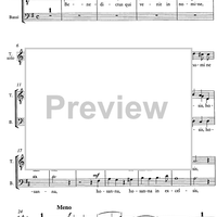 Messe solenne [set of parts] - Score