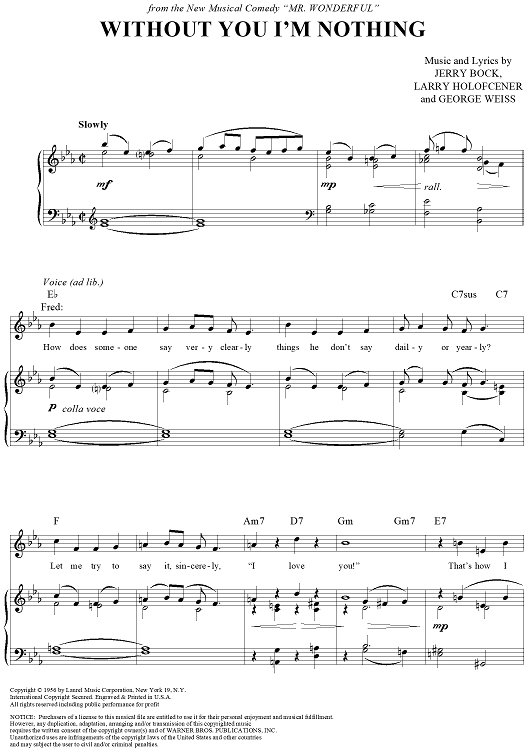 Without You I'm Nothing