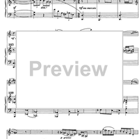 Variation on Béla Bartók theme - Score