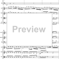 Water Music Suite no. 1 in F major, no. 10: Allegro moderato - Full Score