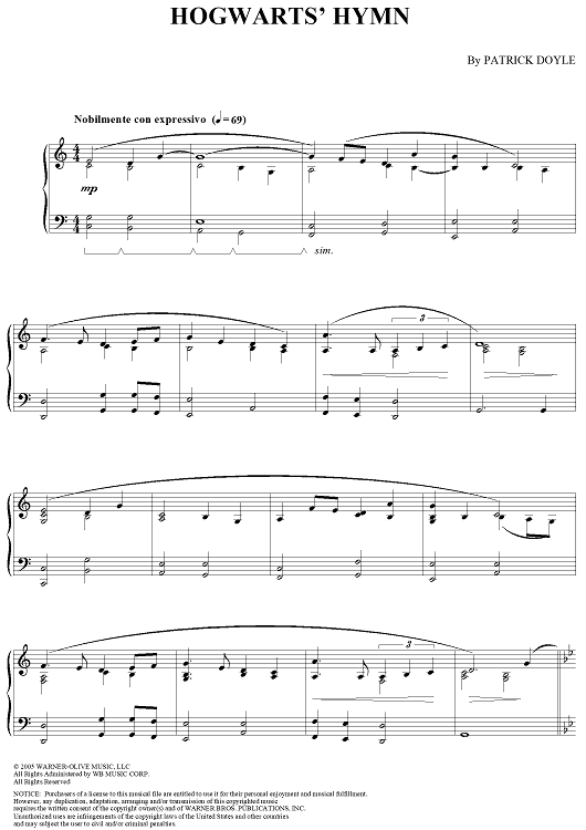 Hogwarts' Hymn