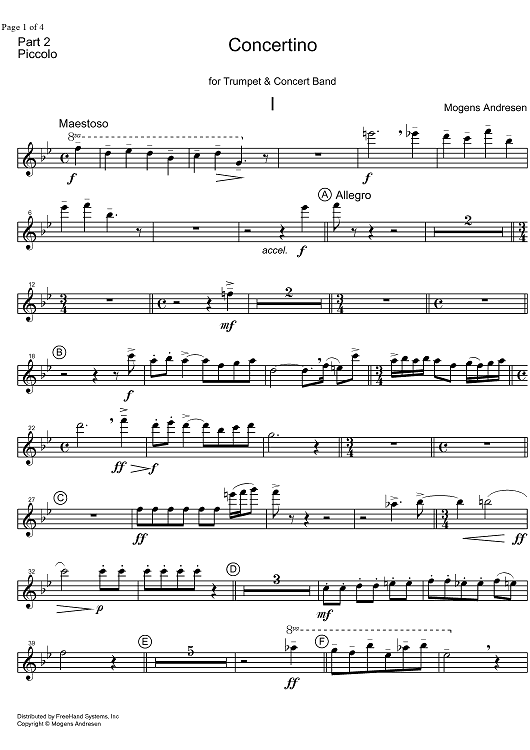 Concertino - Piccolo