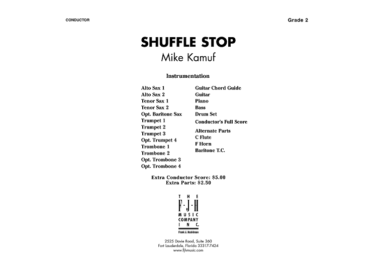 Shuffle Stop - Score