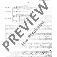 Trio C minor - Score and Parts