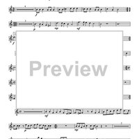 Fünffstimmigter blasender Music - B-flat Trumpet 2