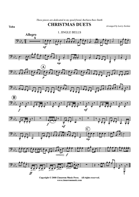 Christmas Duets - Tuba