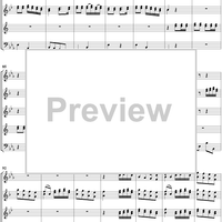 Divertimento No. 3 in E-Flat Major, K166 (K159d) - Score