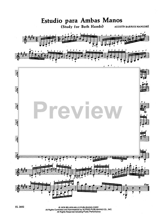 Estudio para Ambas Manos (Study for Both Hands)