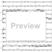 Double Clavier Concerto No. 3 in C Minor, Movement 2   (BWV 1062) - Score