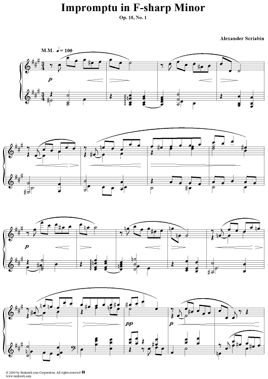 Impromptu in F-Sharp Minor, Op. 10, No. 1