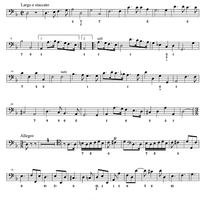 Concerto Grosso Op. 3 No. 4 - Cello Solo