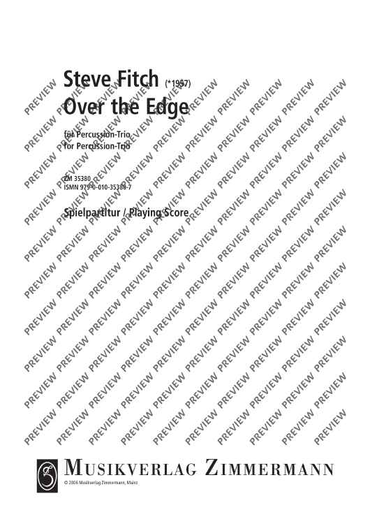 Over the Edge - Performing Score