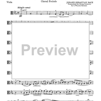 O Man, Lament Thy Grievous Sin (O Mensch bewein dein' Sünde Gross) - Viola