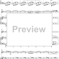 Easy Sonata in G Major for violin and piano - Piano Score