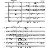 Canadian Fanfare - Score