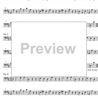 Divertimento No.11 D Major KV251 - Double Bass