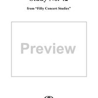 Concert Study No. 42