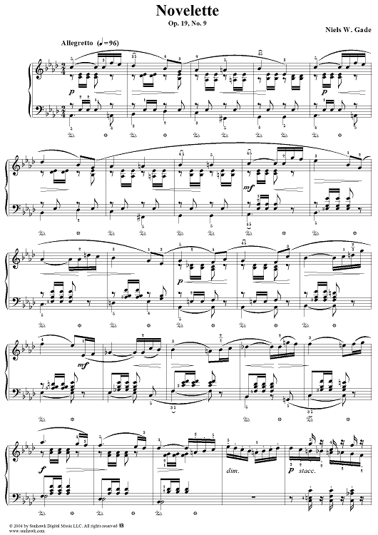 Novelette, Op. 19, No. 9