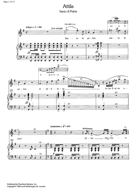 Santo di Patria from Attila