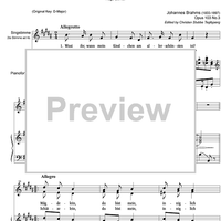 Wisst ihr, wann mein Kindchen Op.103 No. 3