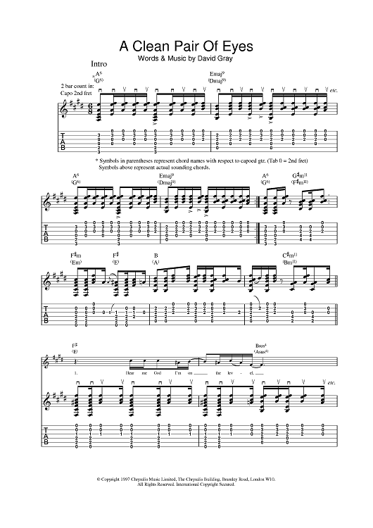 A Clean Pair Of Eyes