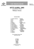 Kitty Hawk, 1903 (The dream of Flight) - Score