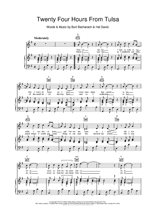 吹奏楽楽譜　TULSA Twenty Four Hours From Tulsa