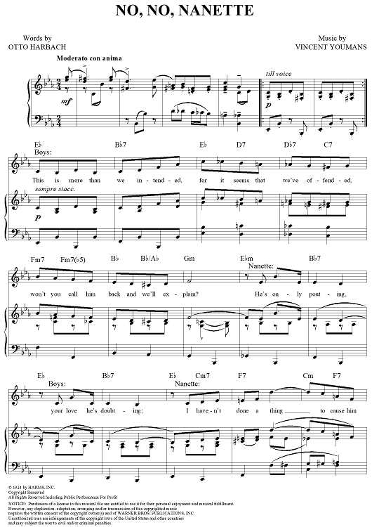 No, No, Nanette