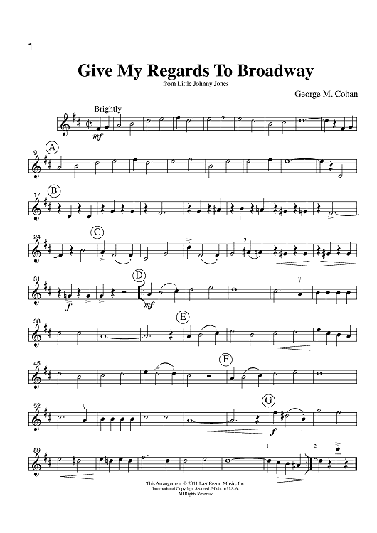 Music for Four, Collection No. 2 - Early Pop Favorites - Part 1 Flute, Oboe or Violin