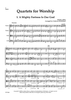 Quartets for Worship - Score