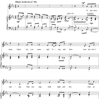 O Mistress Mine - op. 6, no. 2