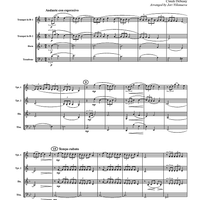 Clair de lune - Score