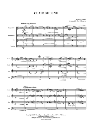 Clair de lune - Score