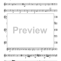 Fünffstimmigter blasender Music - B-flat Trumpet 2