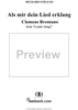 6 Lieder, Opus 68, No. 4,  Als mir dein Lied erklang (Clemens Brentano).