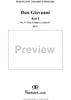 "Non ti fidar, o misera", No. 9 from "Don Giovanni", Act 1, K527 - Full Score
