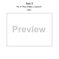 "Non ti fidar, o misera", No. 9 from "Don Giovanni", Act 1, K527 - Full Score