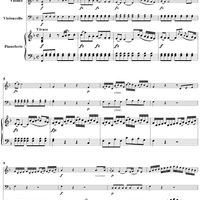 Piano Trio in F Major, HobXV/6 - Piano Score